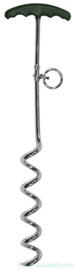 MFH spiraal haring met handvat 45CM, metaal