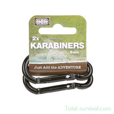 Mousqueton BCB 6 mm (2 pièces) CL115