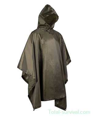 Fostex Poncho, Rip Stop, OD green, PE 320 Gram, 150 x 220 cm