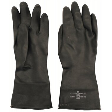 NBC Gummihandschuhe schwarz, britische Armee