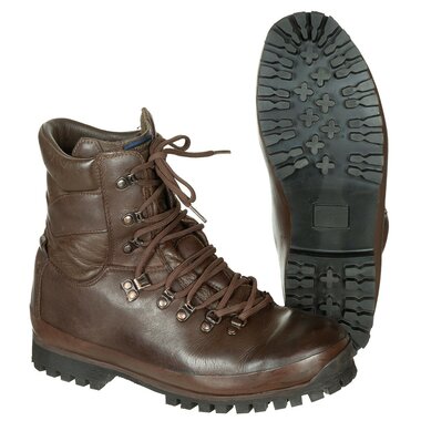 Bottes de combat Hommes Alt-Berg, Combat High Liability, semelle nouveau, marron