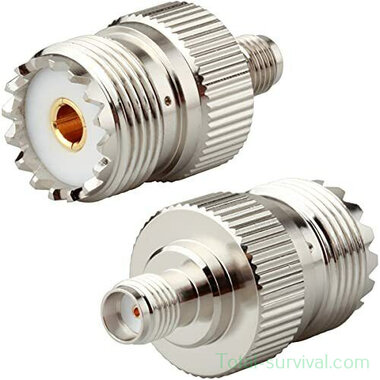 KPO SMA-Female / PL259-Female adapter, 50 Ohm