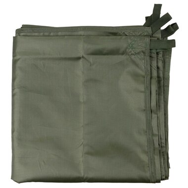 MFH Tarp / Cover, 210D polyester rip-stop, OD green, attachment loops, 300 x 300CM