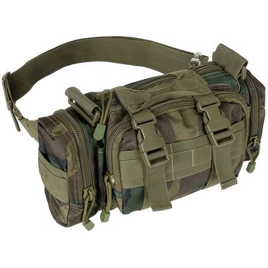 MFH Taktische Hüfttasche /  Umhängetasche, Woodland camo