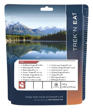 Trek 'n Eat Bœuf Stroganoff avec Riz (160 grammes) outdoor trekking meal