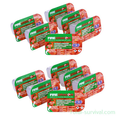 FIREDRAGON Brandstoftabletten, 162g (12 blokjes @ 27g) CN347A