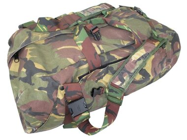Niederländische Armee Kampftragetasche / Rucksack, Woodland DPM
