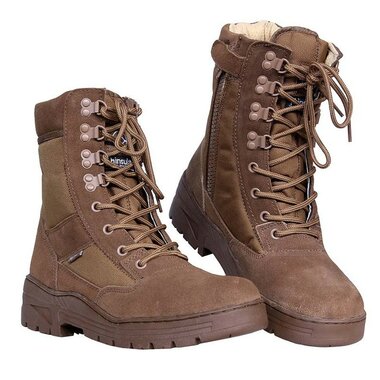 Fostex Sniper Boots hoch mit YKK-Reißverschluss, Cordura, 3M Thinsulate-Futter, coyote tan