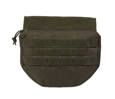 Mil-Tec Drop Down Pouch für Plattenträgerwesten, oliv grün