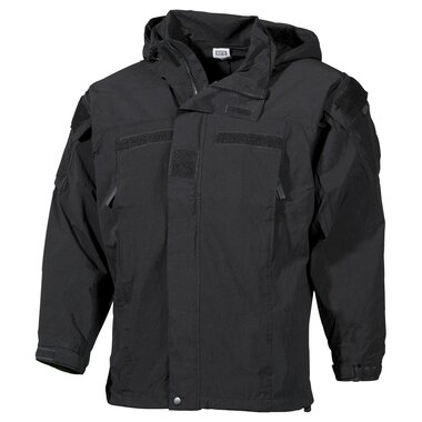 MFH US Soft Shell Jacke, Schwarz, GEN III, Level 5