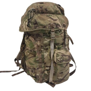 Britse Bergen rugzak en frame INF Short Convoluted back, MTP IRR Multicam