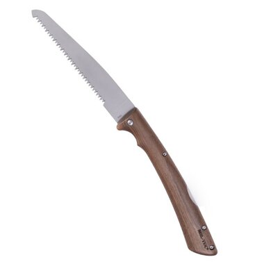 Mil-Tec Faltbare Handsäge mit Holzgriff, 420er Edelstahl, 19 cm Klingenlänge