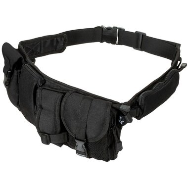 MFH utility heupgordel met 6 tassen, 110cm, zwart
