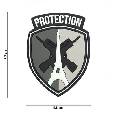 101 Inc 3D PVC Patch Protection grijs #20055