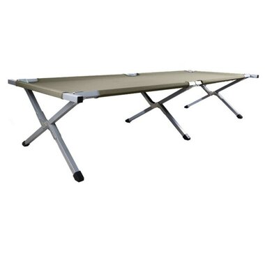 Mil-Tec 1-persoons US veldbed 190x65 cm, legergroen