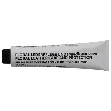 Bundeswehr shoe polish cream, black, 125ml tube