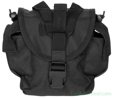MFH Trinkflaschen Tasche, MOLLE, schwarz