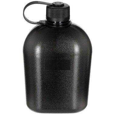 MFH US Feldflasche Gen II 1L schwarz-transparent, BPA-frei