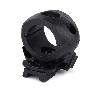 FMA single clamp flashlight (25mm) ARC rail mount, TB371, black