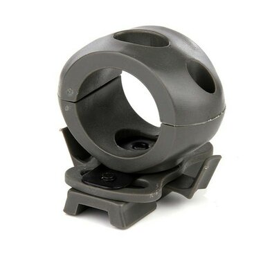 FMA single clamp flashlight (25mm) ARC rail mount, TB373, legergroen
