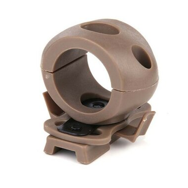 FMA single clamp flashlight (25mm) ARC rail mount, TB372, coyote tan