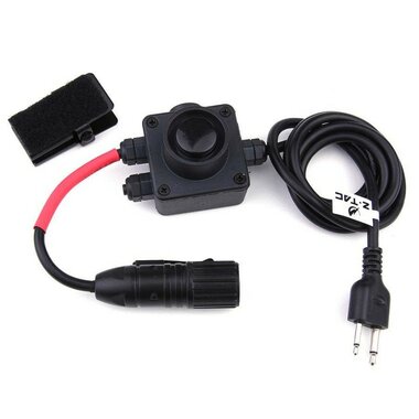 Z-Tactical Z134 ICOM / Nato jack PTT Headset-Adapter, 2-poliger Anschluss