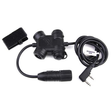 Z-Tactical Z130 Zsilynx Kenwood / Nato jack PTT Headset-Adapter 2-poliger Anschluss