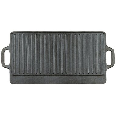 Fox outdoor griddle made of cast iron with 2 handles