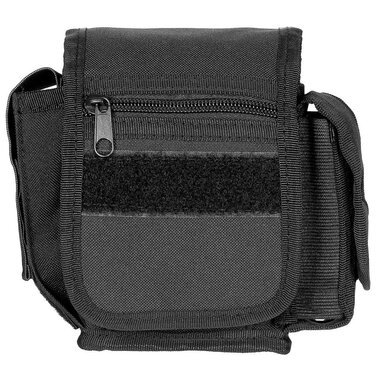 MFH Tactical waist bag with 3 compartments, black