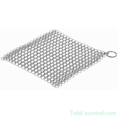 Fox outdoor Chain Mail Cleaner, Stainless Steel, 17,5 x 17,5 cm