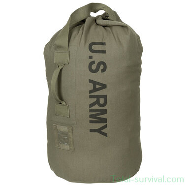 MFH US duffel bag, 1 carrying strap and handle, OD green