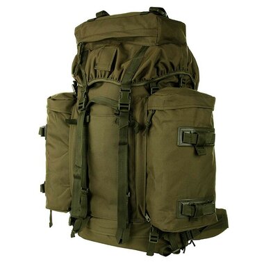 101 Inc Commando Rucksack, 86 l, mit Daybag Seitentaschen, oliv grün