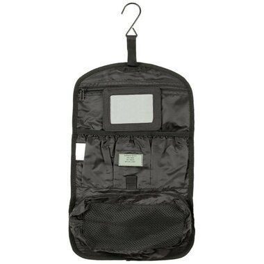 Fosco Trousse de toilette britannique pliable, noir