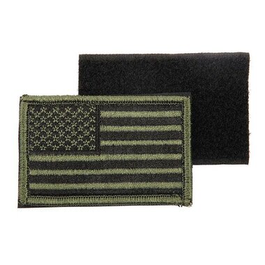 Fostex velcro emblem fabric flag USA subdued
