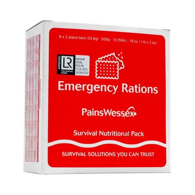 Pains Wessex emergency ration high energy (500 G) 9 blocks
