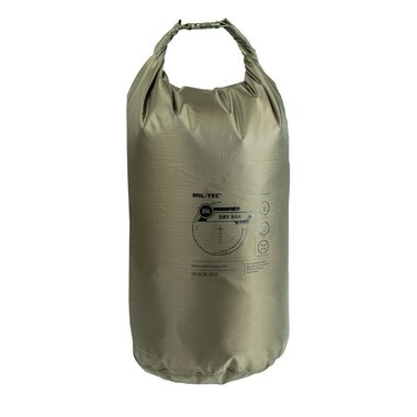 Drybag Mil-Tec, Rip Stop, 25L, vert olive