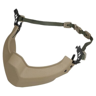 Revision (Galvion) Batlskin mandible guard for UK Virtus and Cobra helmets, coyote tan