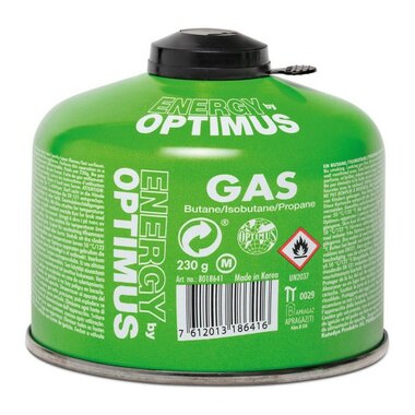 Optimus Gas canister 4-season, Propane/Butane/Isobutane, 230g