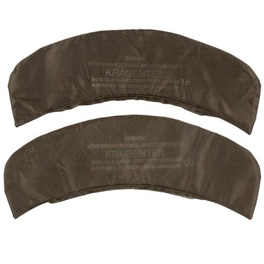 Wahler inserts de col pour gilet pare-balles Bundeswehr, vert olive
