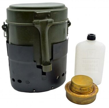 Swedish cooking set 4 pieces, OD green
