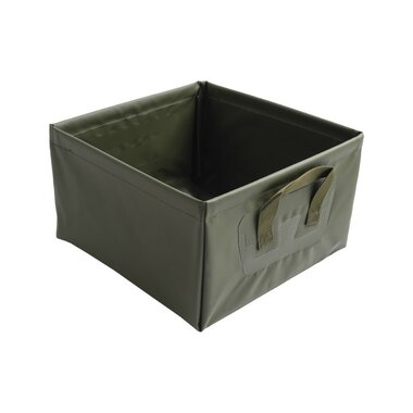 Mil-Tec Foldable bucket / wash bowl 13L PVC, OD green