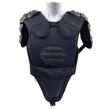 Magforce Riot Gear Schlagfeste Weste mit Schritt- und Oberarmprotektoren, schwarz