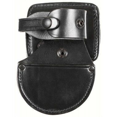 PWL Z-1417 Verstellbarer Handschellenhalter mit Gürtelbefestigung, Schwarz