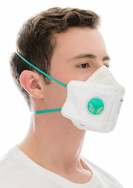 BLS 860 Mundmaske FFP3 NR D mit Atemventil, CE 0426