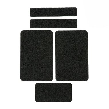 M-Tac velcro panelenset (5 stuks), zwart