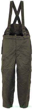 Bundesheer Thermohose mit Träger, olivgrün