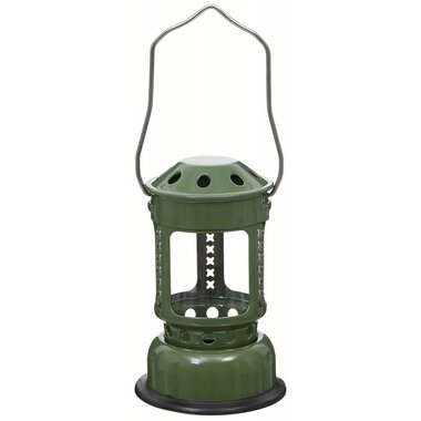 Fox outdoor Candle lantern mini, olive green