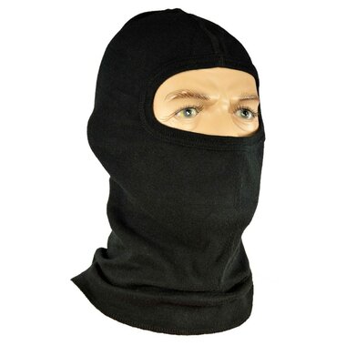 Niederländische Armee Balaclava / Biwakmütze 1-Loch, antistatisch / flammhemmend, schwarz