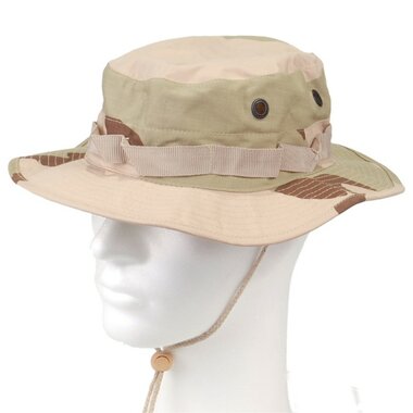 AB US GI Bush Hat, chin strap, GI Boonie, Rip Stop, DCU desert camo