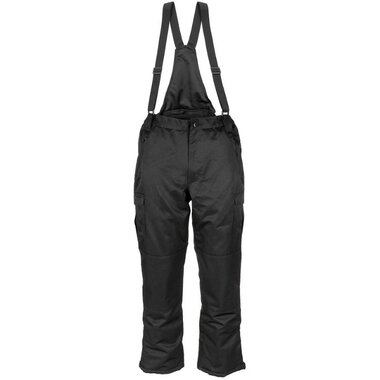 MFH Polar Thermohose mit Trägern, schwarz